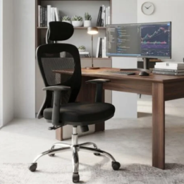 Sillón Ejecutivo Citiz c/cabezal - Estrella Cromada