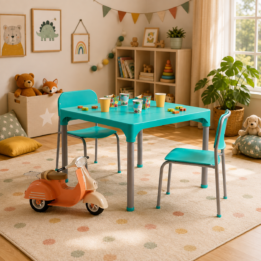 Combo Infantil: Mesa Lupita + 2 sillas