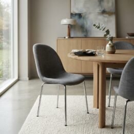 Silla Nina Tapizada - Base Cromada