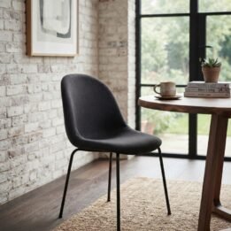 Silla Nina Tapizada - Base Negra