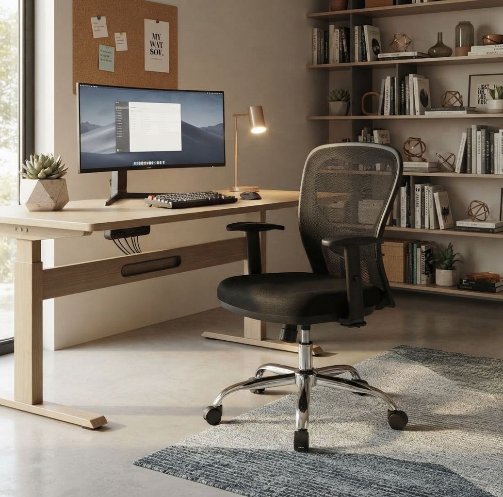 Sillón Ejecutivo Citiz sCabezal – Estrella Cromada negro