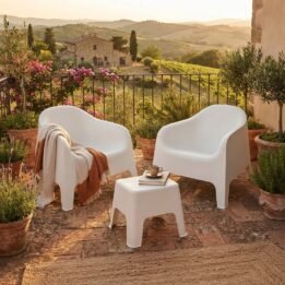 Sillón Skarpo x2 + Mesita