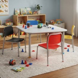 Combo Infantil: Mesa Pequeña + 4 Sillas