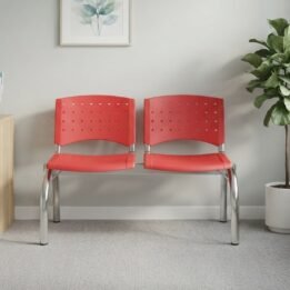 Tandem Lisy Plástico x2 - Base Cromada - Curvo