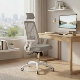 Sillón Ejecutivo Tokio White c/cabezal