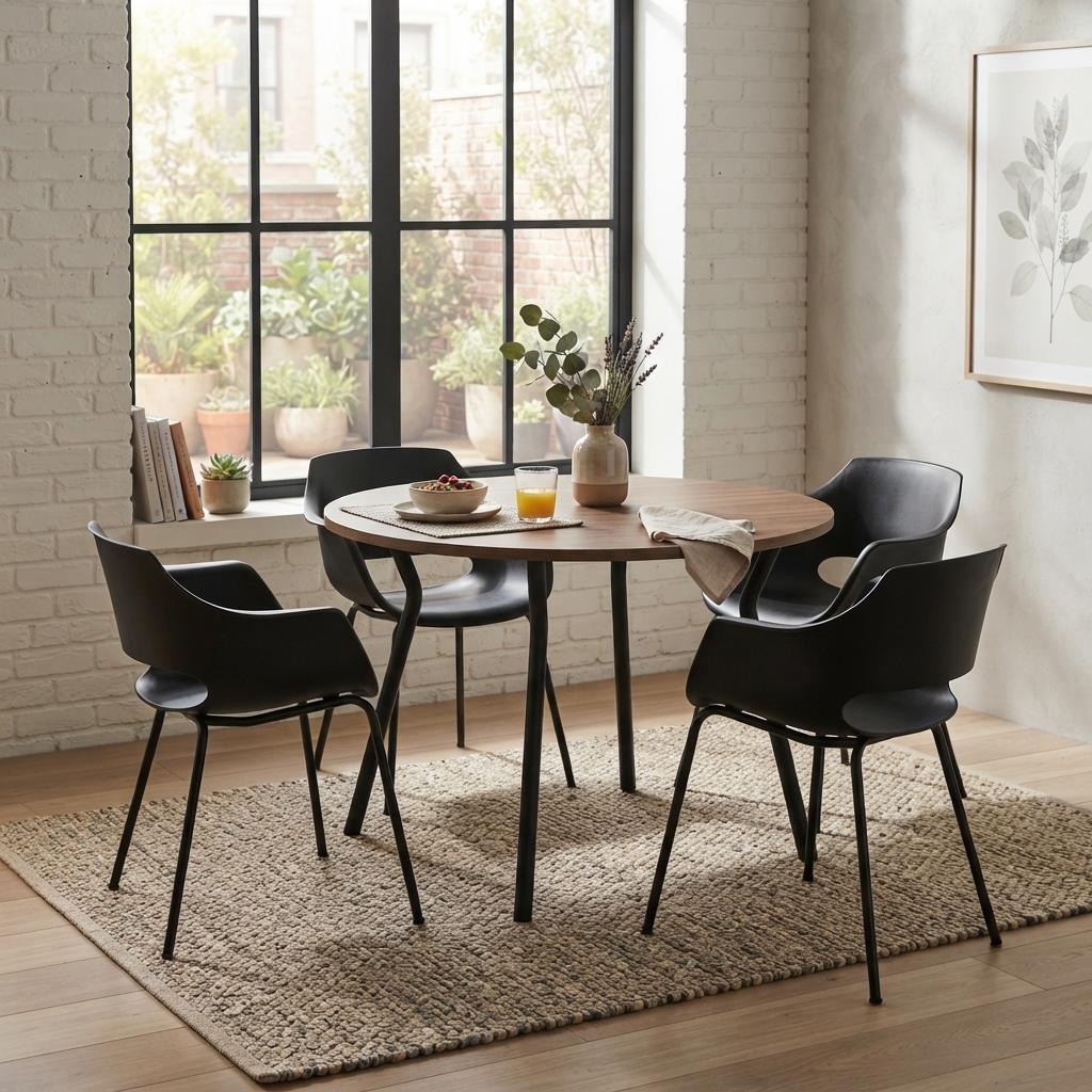 Combo silla Frida x4 + Mesa Magnolia Redonda