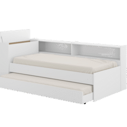 Cama Nido 1 Plaza Con Baulera Repisa