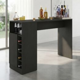 Mesa Barra Alta con Vinoteca