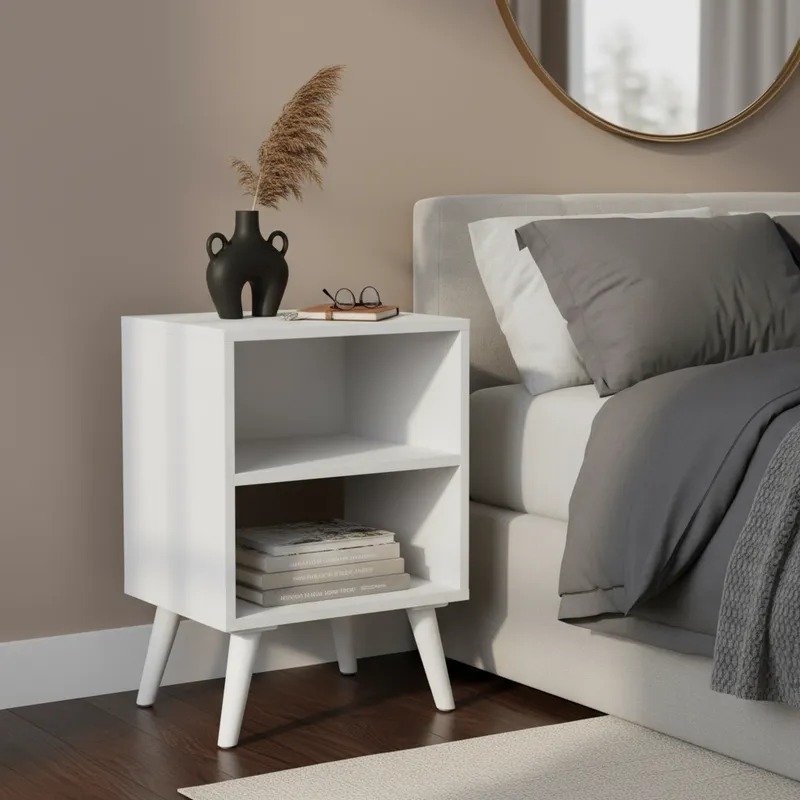 Mesa de luz base blanca 4