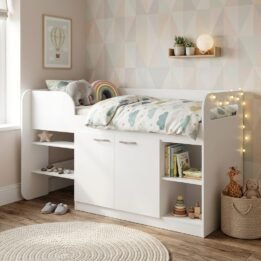 Cama 1 Plaza Multifuncional Con Escritorio