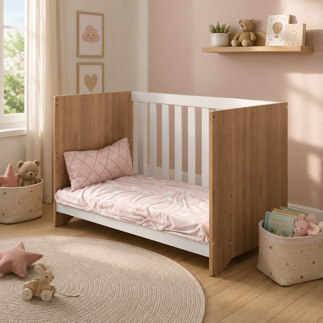 cuna cama funcional