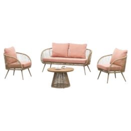 Set Encanto Mesa + Sillones Ratán