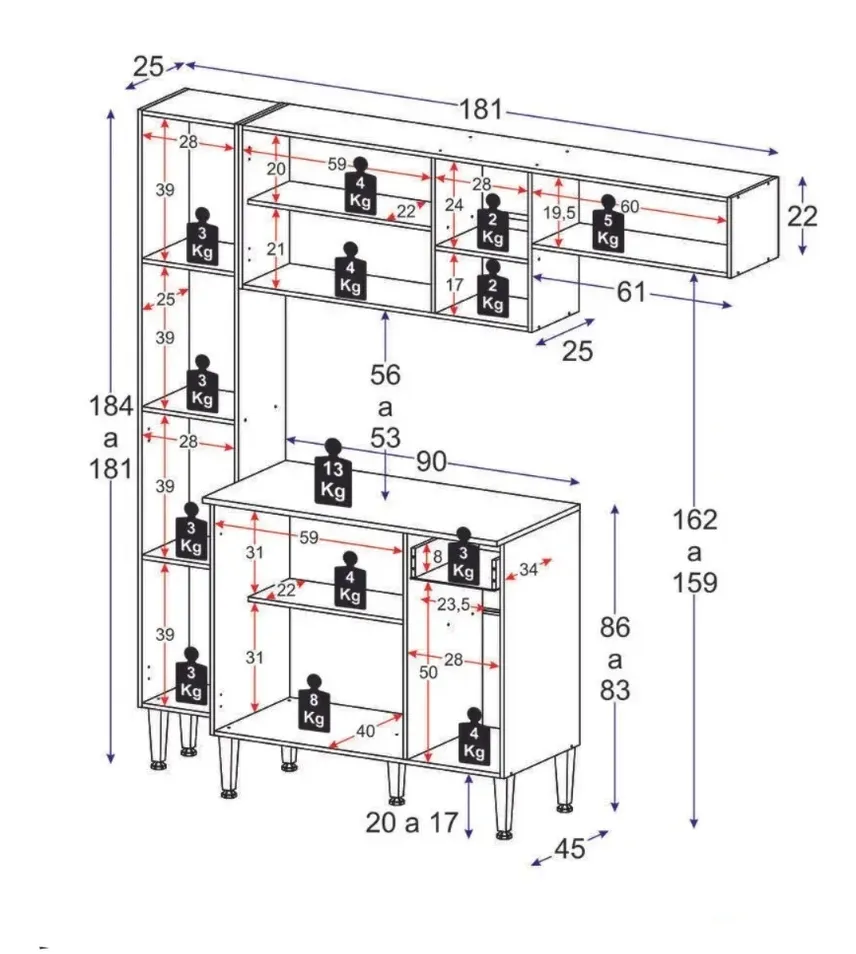 medidas cocina smart